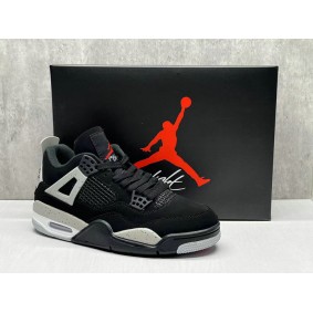 Air Jordan 4 Black Cement 2025 Custom